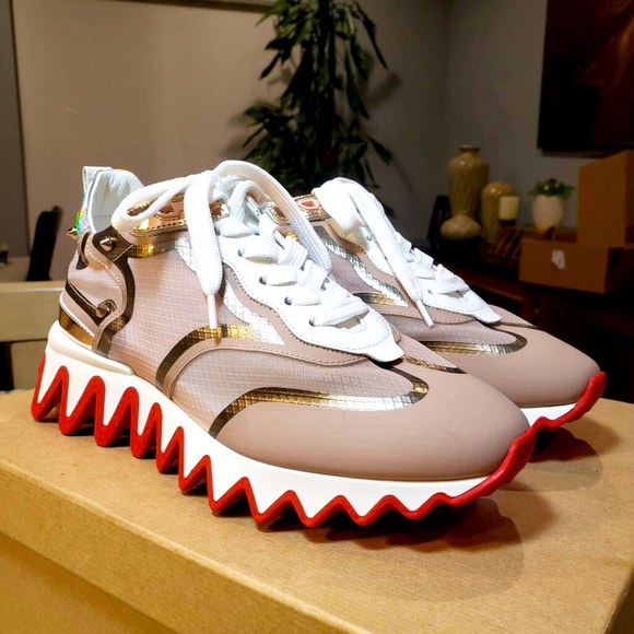 Christian Louboutin Shoes - NEW Christian Louboutin Sharkina Flat Rete Sneaker size 40.5